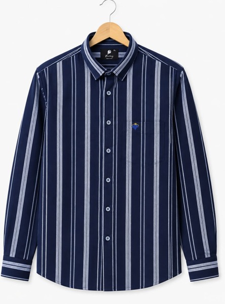 CASUL NAVY BLUE WHITE STRIPE